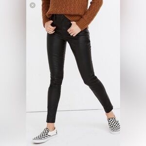 Madewell high rise  Leather Pants